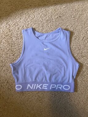 Nike Cropped Purple Tank
